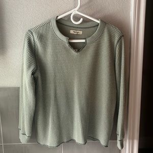 Madewell waffle knit shirt